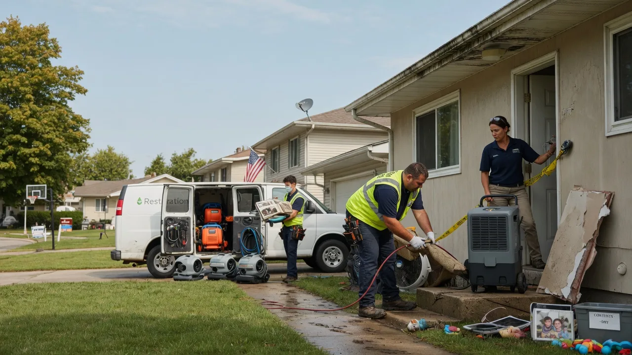 Water Damage Restoration in San Pierre, IN near me